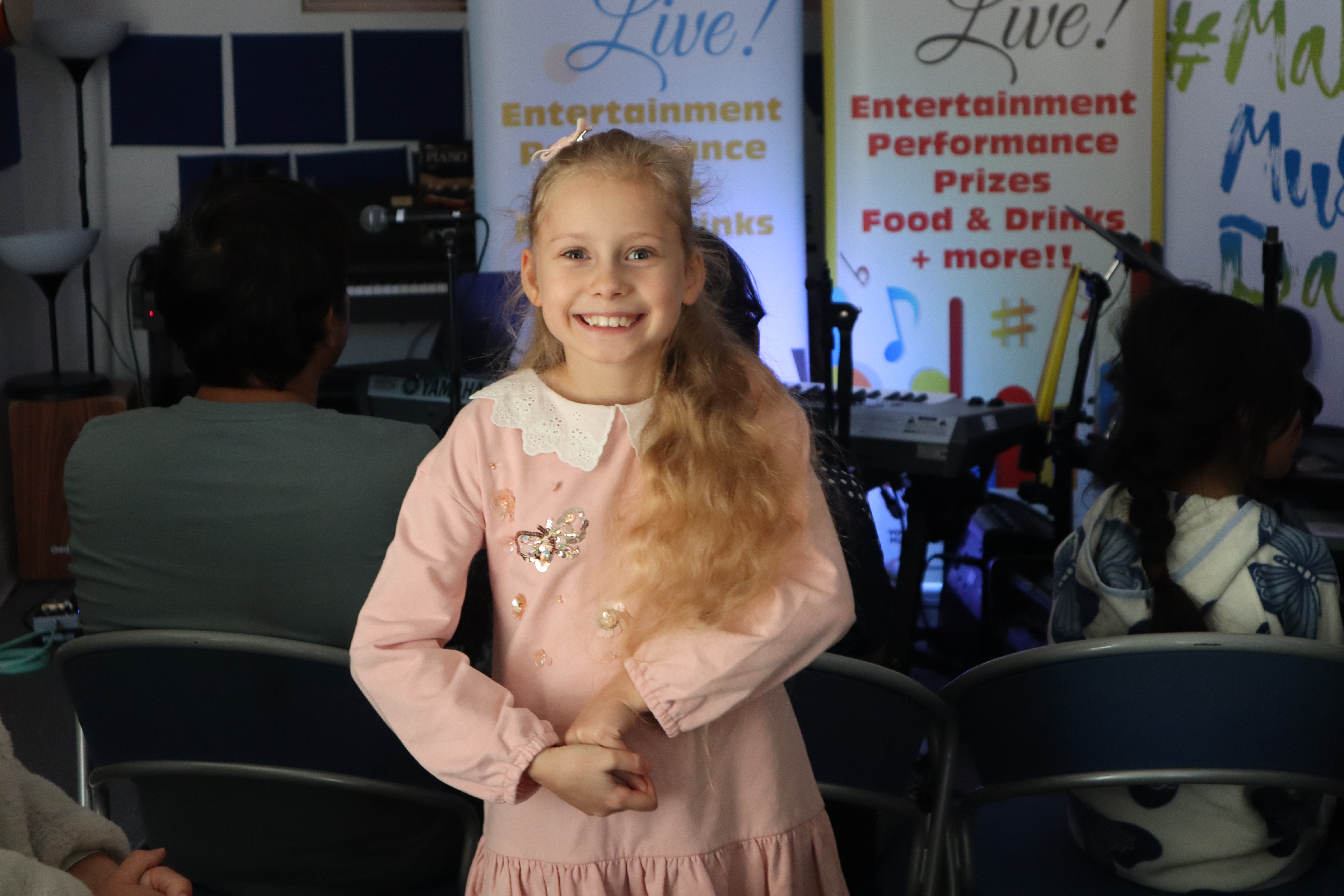 Smiling student at Templesprings